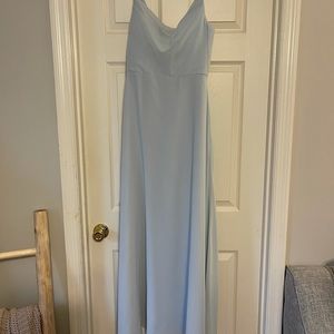 Azazie Sky Blue Daenerys Bridesmaid Dress Size 4
